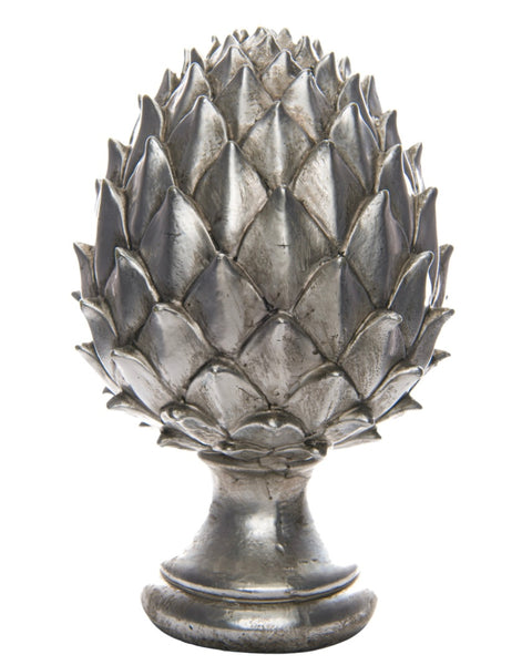 Lemming Large Pinecone Ornament in Silver
