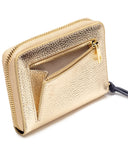 Polly Leather Purse in Gold