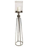 Filey Floor Standing Metal & Glass Candle Holder 97cm COLLECT FROM STORE ONLY