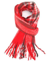 Tilly Tartan Scarf in Red