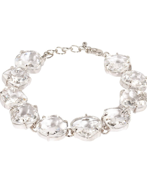 Callie Clear Crystal Bracelet