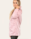 Sharon Shimmer Reversible Rain Coat in Pink (Sizes 8, 22)