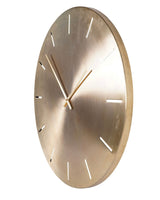 Santa Cruz Gold Metal Wall Clock 76cm LOCAL COLLECT/DELIVERY ONLY