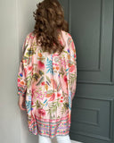 Lucy Floral Print Dress in Pink (10-20)
