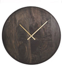 Maiden Mango Wood Bowl Wall Clock 41cm LOCAL COLLECT/DELIVERY ONLY