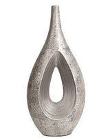 Farrow Fluted Vase in Silver 62.5cm COLLECTION IN STORE ONLY