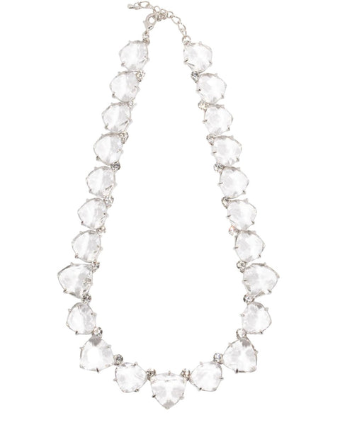 Callie Clear Crystal Necklace