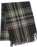 Tara Tartan Scarf in Dark Green