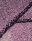 Chilli Check Angled Scarf in Purple
