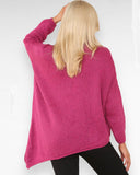 Ava Asymmetric Jumper in Pink (10-16)