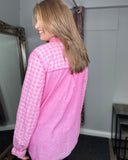 Jade Frill Shirt Top in Pink (8-16)