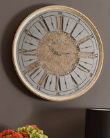Vienna Antique Gold Clock 60cm LOCAL COLLECT/DELIVERY ONLY