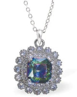 Vitrail Medium Ornate Necklace in Sterling Silver
