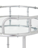 Sorrento Silver Drinks Trolley Table LOCAL COLLECT/DELIVERY ONLY