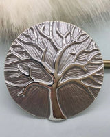 Mulberry Tree Magnetic Brooch/Scarf Pin in Silver