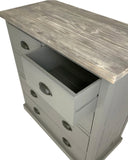 Oxford Two Over Three Chest of Drawers in Grey LOCAL COLLECT/DELIVERY ONLY