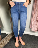 Betty Beaded Stretch Jeans in Denim (12-20)