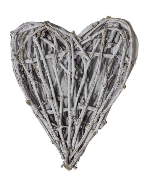 Hamlet Rattan Heart Picture for Wall 50cm