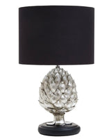 Oslo Artichoke Table Lamp with Black Shade 53cm LOCAL COLLECT/DELIVERY ONLY