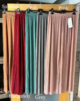 Penny Pleated Wide Leg Trousers (8 - 18)