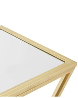 Valencia Geometric Console Table in Gold LOCAL COLLECT/DELIVERY ONLY