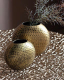 Boston Bevelled Vase in Gold