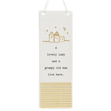 Rectangle Thoughtful Words Ceramic Plaque