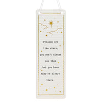 Rectangle Thoughtful Words Ceramic Plaque