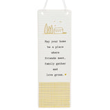 Rectangle Thoughtful Words Ceramic Plaque