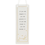 Rectangle Thoughtful Words Ceramic Plaque