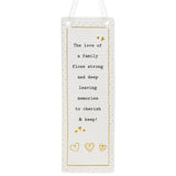 Rectangle Thoughtful Words Ceramic Plaque
