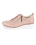 Kiley Wedge Trainers in Pink
