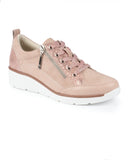 Kiley Wedge Trainers in Pink